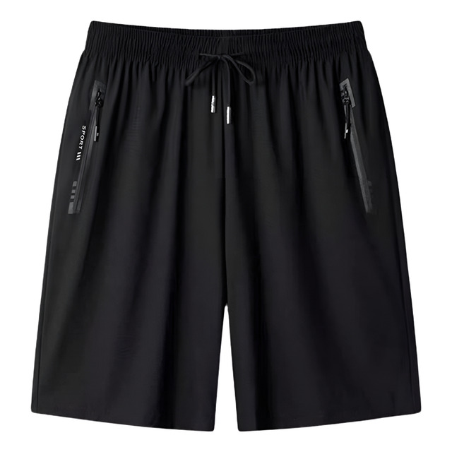 Short Masculino Bermuda Praia 2 Bolsos Zíper Secagem Rápida