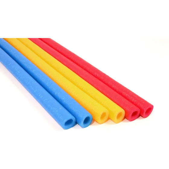 Isotubo Blindado Colorido Para Cama Elástica 2,44m 6 Unidades Pula Pula Ideal Para Segurança Da Haste Val Brinquedos