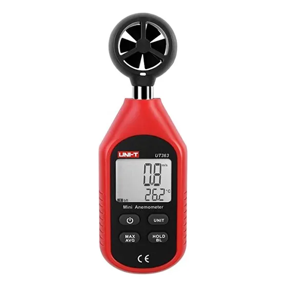 Anemómetro Digital Uni-t Ut363 Velocidad Temperatura Viento