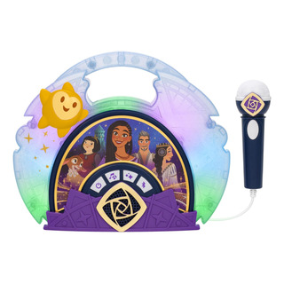 Ekids Disney Wish Micrófono Karaoke Con Bluetooth Speak... Ekids Disney Wish Micrófono Karaoke Con Bluetooth Speak...