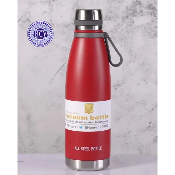 Termo Deportivo Vacuum Acero Inoxidable 1.1 Litros