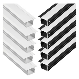 Kit 5 Perfil Para Fita De Led Embutir 2 Metros 25mmx15 Avant Kit 5 Perfil Para Fita De Led Embutir 2 Metros 25mmx15 Avant