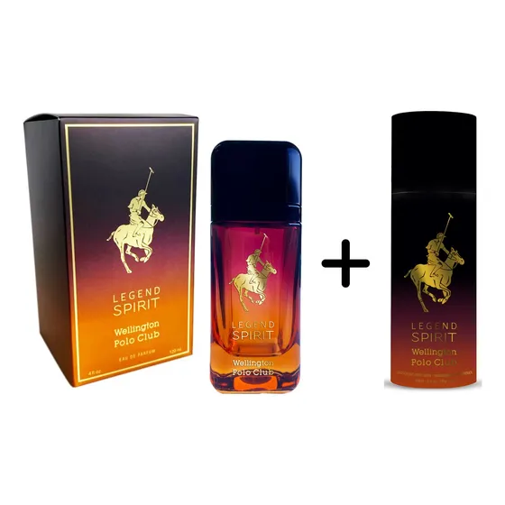 Combo Wellington Polo Club Legend Spirit Perfume + Deo