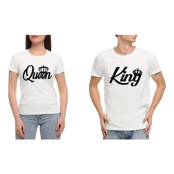 Franelas Personalizadas De Pareja Queen / King