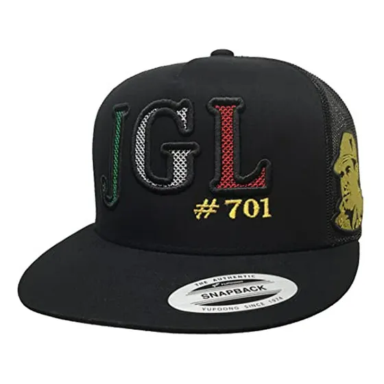 Gorra Snapback México Jgl Black Con Logos De El Chapo Guzmán