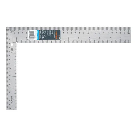 Escuadra 8'x12' De Acero Para Cantero, Truper