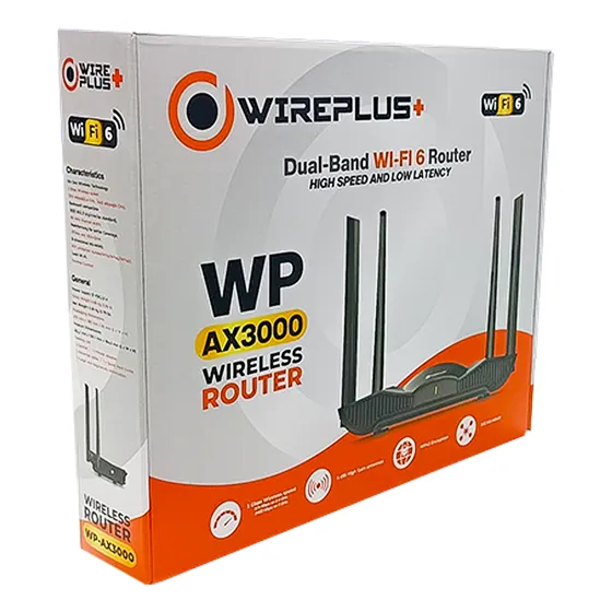 Router Wp-ax3000 Doble Banda Gigabit Wifi 6 Wireplus