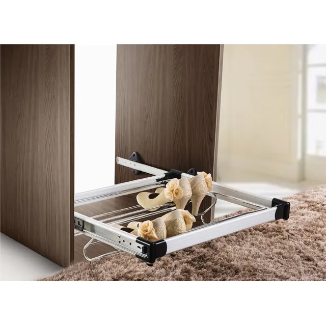 Zapatera Extensible Inox.  67 Cm Ancho Switek Peru Hz004b
