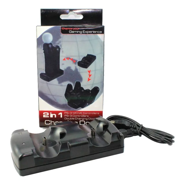 Cargador Ps3 Seisa Estacion De Carga Control Mando