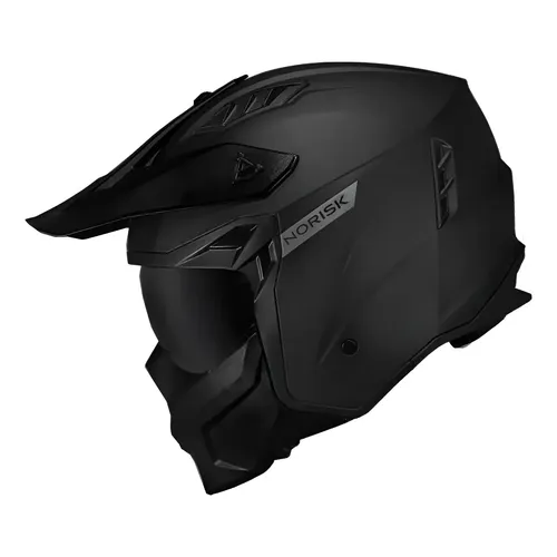 Capacete Multi-Modular LS2 Drifter Preto Fosco com Viseiras de