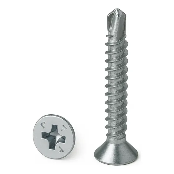 200 Tornillos T2 C. Fresada P. Mecha Autoperf 6x1 1/4 - 32mm