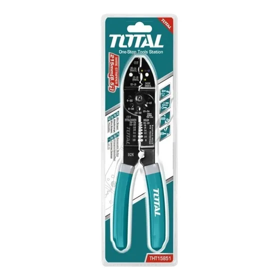 Alicate Pela Cable Electricista Total 8 