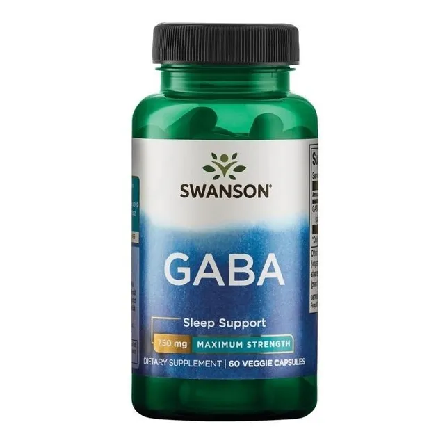 Gaba Swanson 750mg 60 Veggie Caps.-