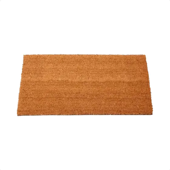 Tapete Entrada Capacho Fibra De Coco Liso 0,33m X 0,60m