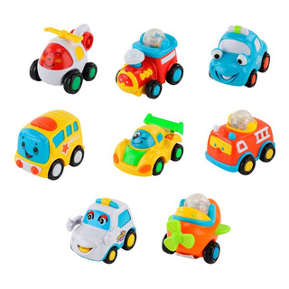 Carrinho Divertido Kit C/ 8 Fricção Continua Bbr Toys Carrinho Divertido Kit C/ 8 Fricção Continua Bbr Toys