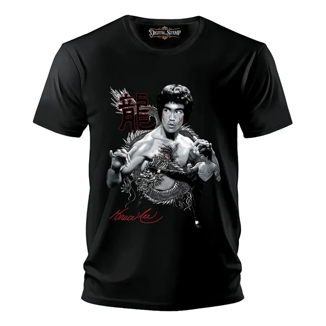 Remera Bruce Lee K150 Dtg Premium Algodón 100%