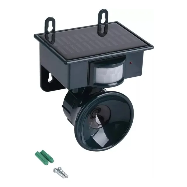 Ahuyentador Ultrasonido Repelente Solar Gatos Perros Aves