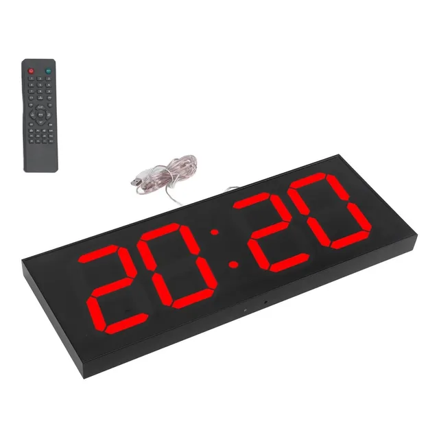 Reloj Led Pantalla Gran Tamaño Doble Cara Reloje Pared Para