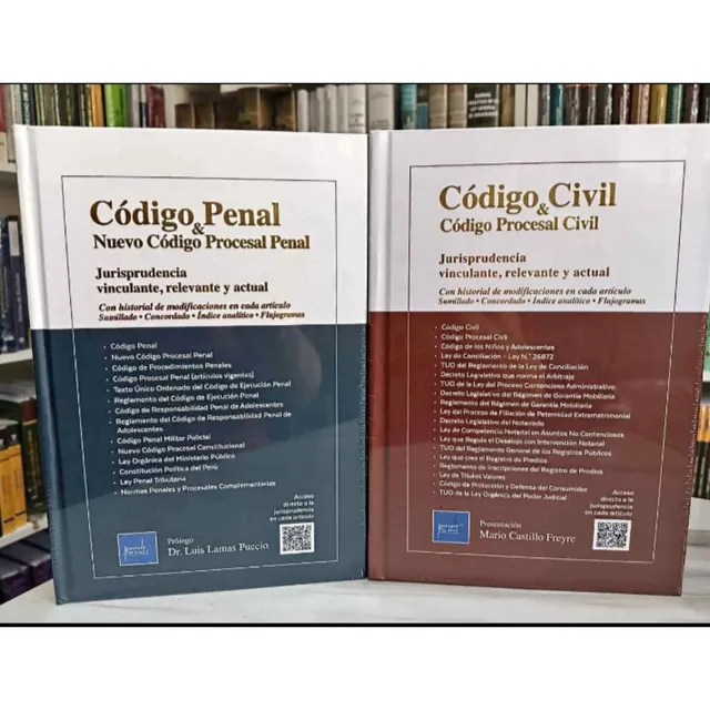 Pack Código  Penal  Y  Código  Civil  2025  T. Dura.   Nuevo
