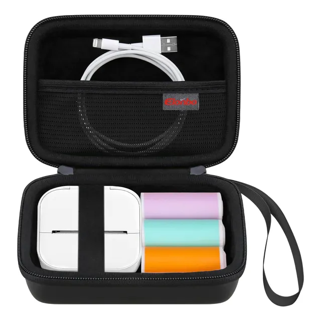 Funda De Transporte Elonbo Para La Impresora Mini T02, Compa