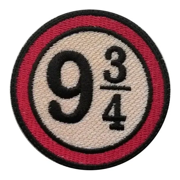 Parches Bordados Pin Anden 9  3/4 - Harry Potter 