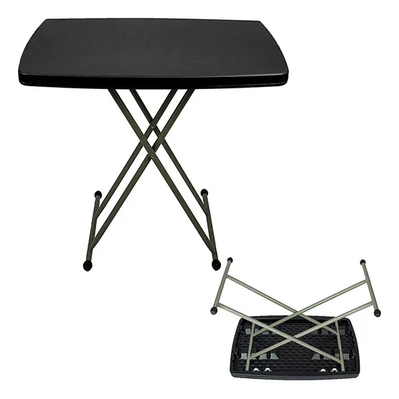 Mesa de exterior Otra Volta MESA Plegable ajustable de plástico color negro