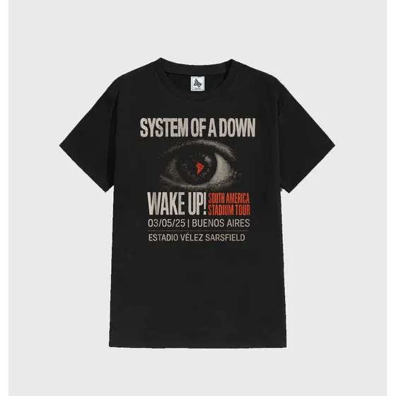 Remera System Of A Down 100% Argentina 2025 Icaro