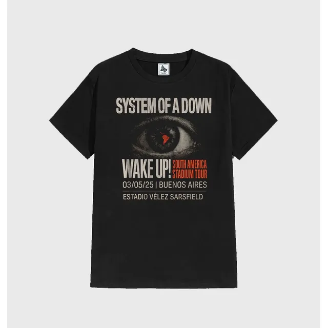 Remera System Of A Down 100% Argentina 2025 Icaro