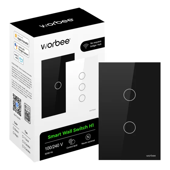 Interruptor Inteligente Wifi Doble Con/sin Neutro Homekit