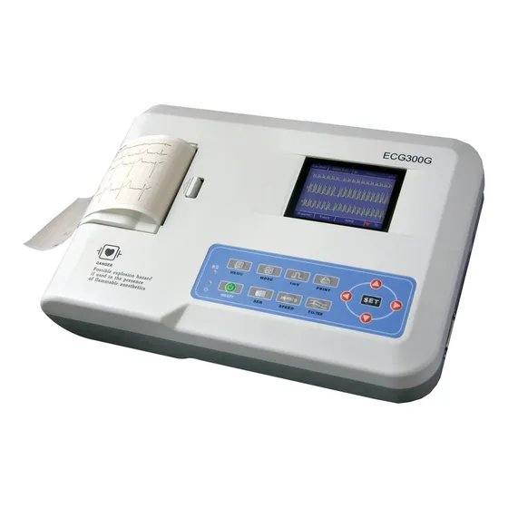 Contec Ecg300g Electrocardiógrafo  3 Canales - Nuevo