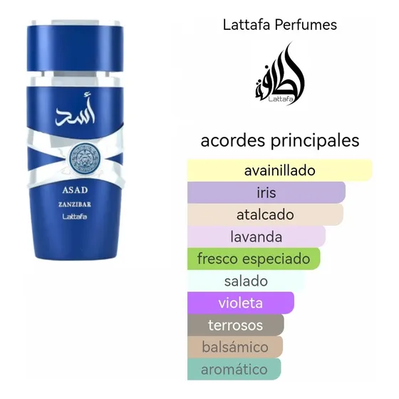 Asad Zanzibar 100ml Edp Lataffa Perfumes