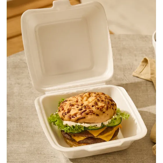 Estuche Telgopor Expandido Para Hamburguesas X 100unidades
