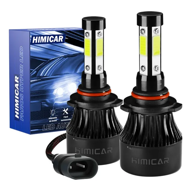Kit De Focos Led De 4 Lados H7 H11 9005 9006 Alta Y Baja