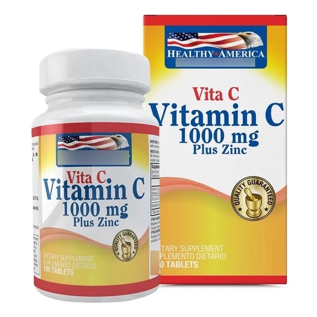 Vitamina C 1000 Mg With Zinc 100 Tableta 
