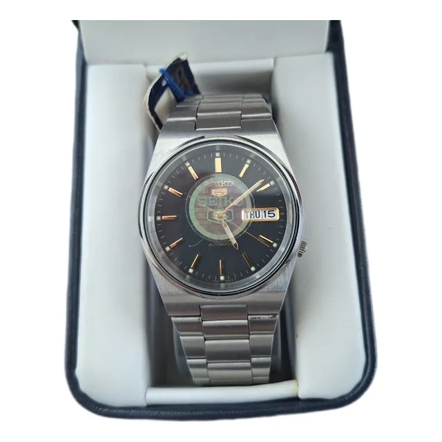 Reloj Para Hombre Autentico Seiko!!, Automatico Con Fecha!!