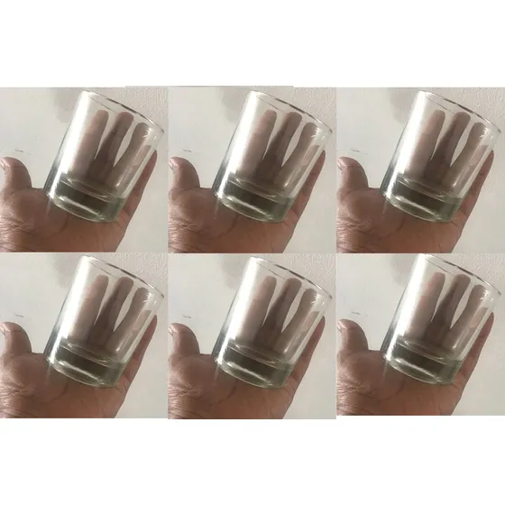 Vaso Copa Vidrio Mónaco 5,1 Oz Restaurant Festejo Pack De 6 