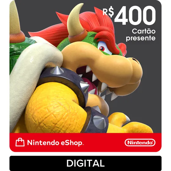 Nintendo Gift Card eShop BRL 400 (Digital)