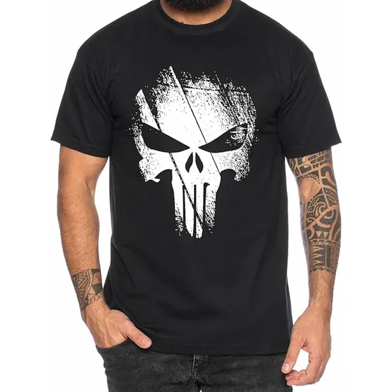 Franela  Estampada Punisher Marvel Unisex