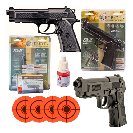 Beretta Pistola Elite Ii 2 Co2 Postas Calibre .177 Xt C