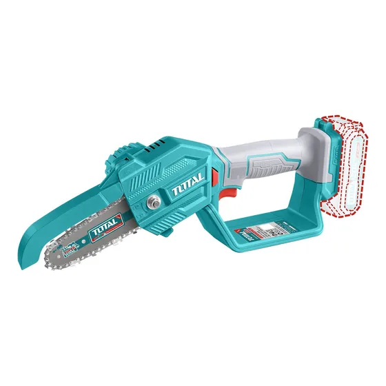 Mini Motosierra De Mano Inalámbrica Total 20v, 5 Pulgadas, 130mm - Jardín, Poda - No Incluye Batería Ni Cargador - TGSLI2058