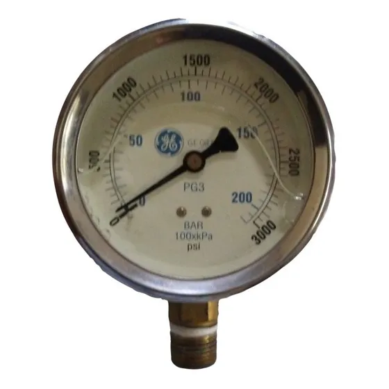 Manometros De Presión De 4  De 0 A 3000 Psi Con Glicerina