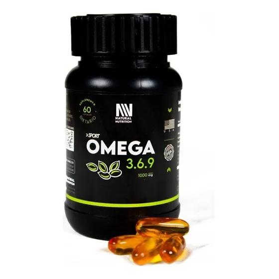 Suplemento Omega 369 - Natural Nutrition 60 Capsulas