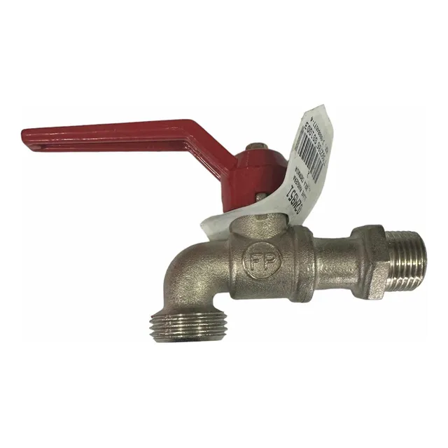 Llave De Chorro Para Manguera Paso Rápido Fp 1/2 Cromada