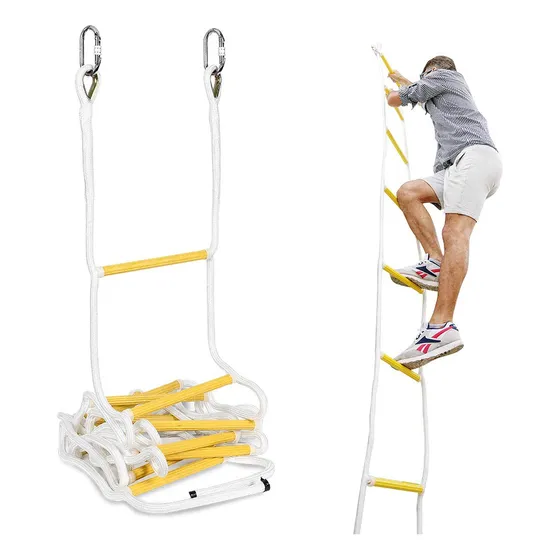 Isop Escalera Cuerda Para Escape Incendio 13.5 Ft Casa 2