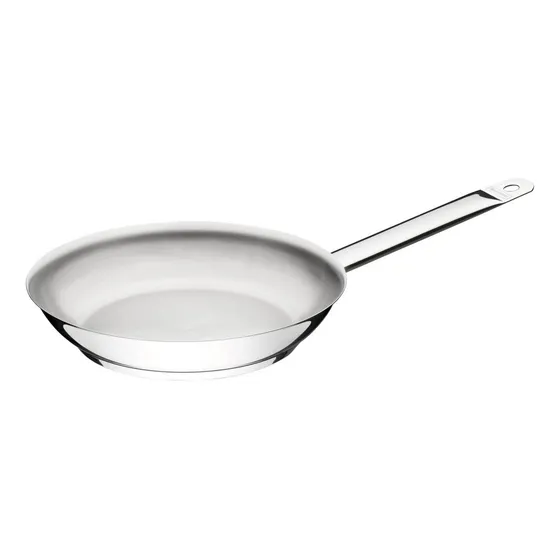 Sarten Acero Inox 26cm Profesional Tramontina Color Plateado