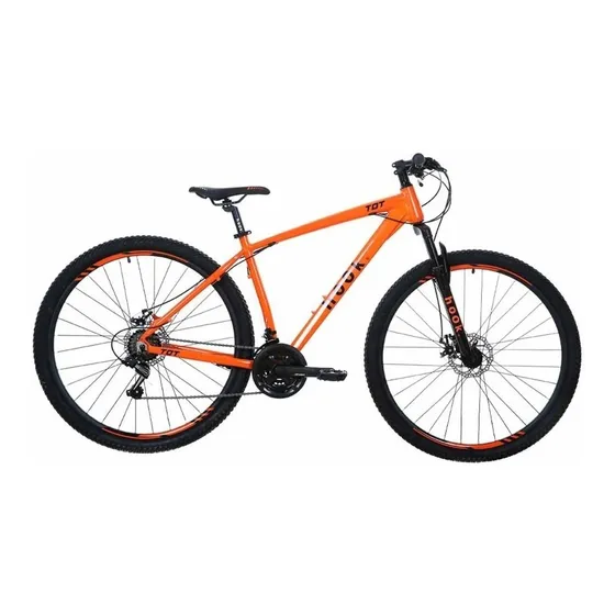 Bicicleta mountain bike Hook TOT 2022 R29 tamaño del cuadro M color naranja