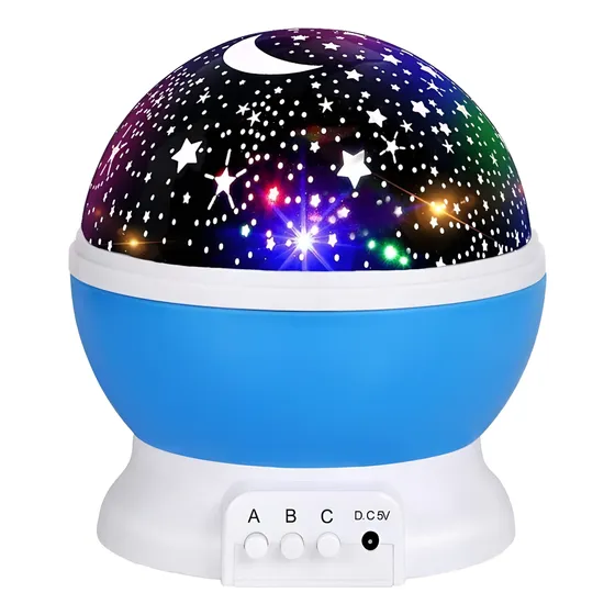 Lampara Proyector De Estrellas Rotativa 360 Grados