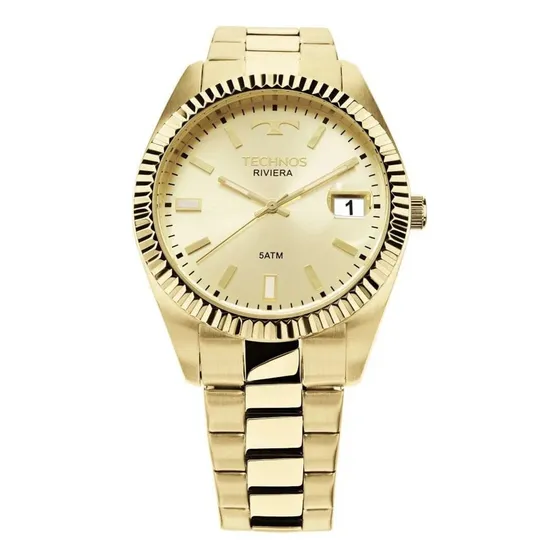 Relógio Masculino Technos Riviera Dourado 2415CHTDY4X