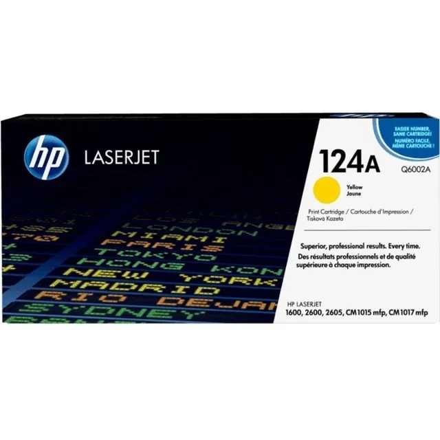 Toner Original Hp 124a Q6002a Amarillo Facturado