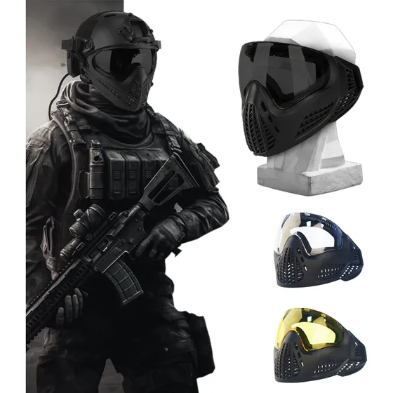 Mascara Full Face Airsoft Paintball Oculos Geada Táticos
